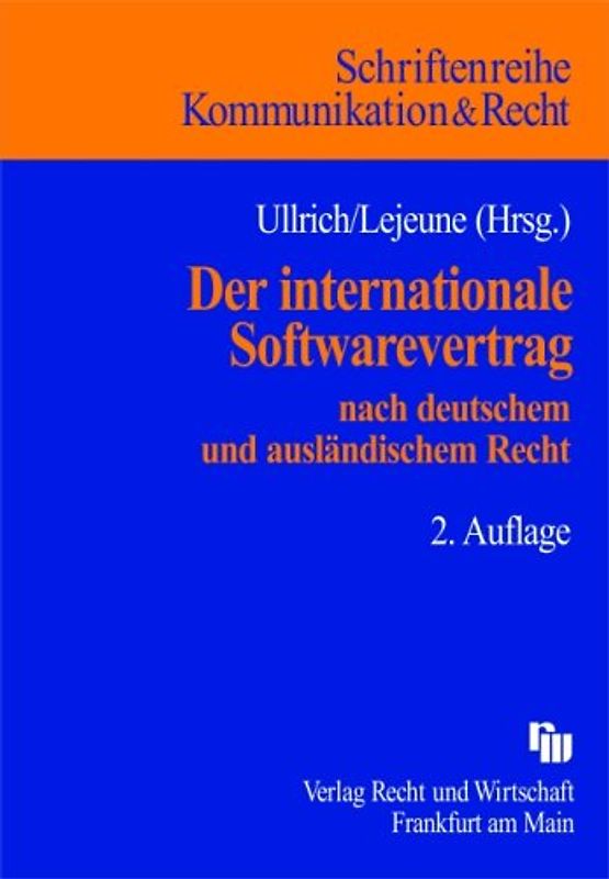 Der internationale Softwarevertrag