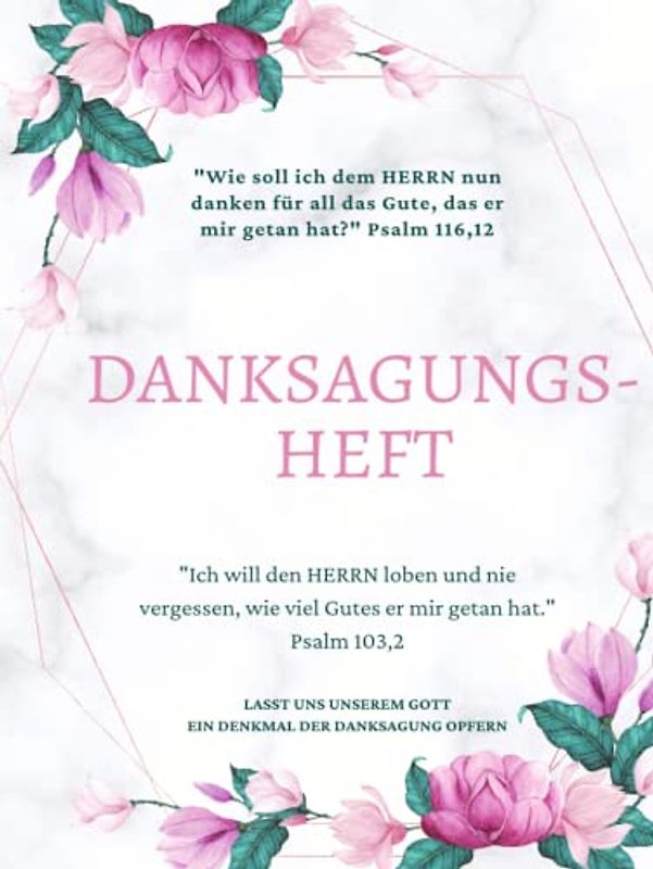 Danksagungsheft: Blumen Model