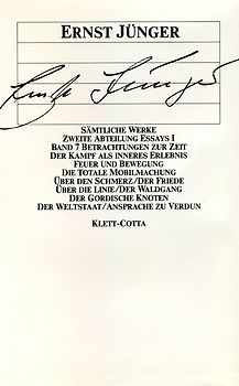 Sämtliche Werke. Werkausgabe in 22 Bänden, komplett / Betrachtungen zur Zeit (Sämtliche Werke. Werkausgabe in 22 Bänden, komplett, Bd. ?)