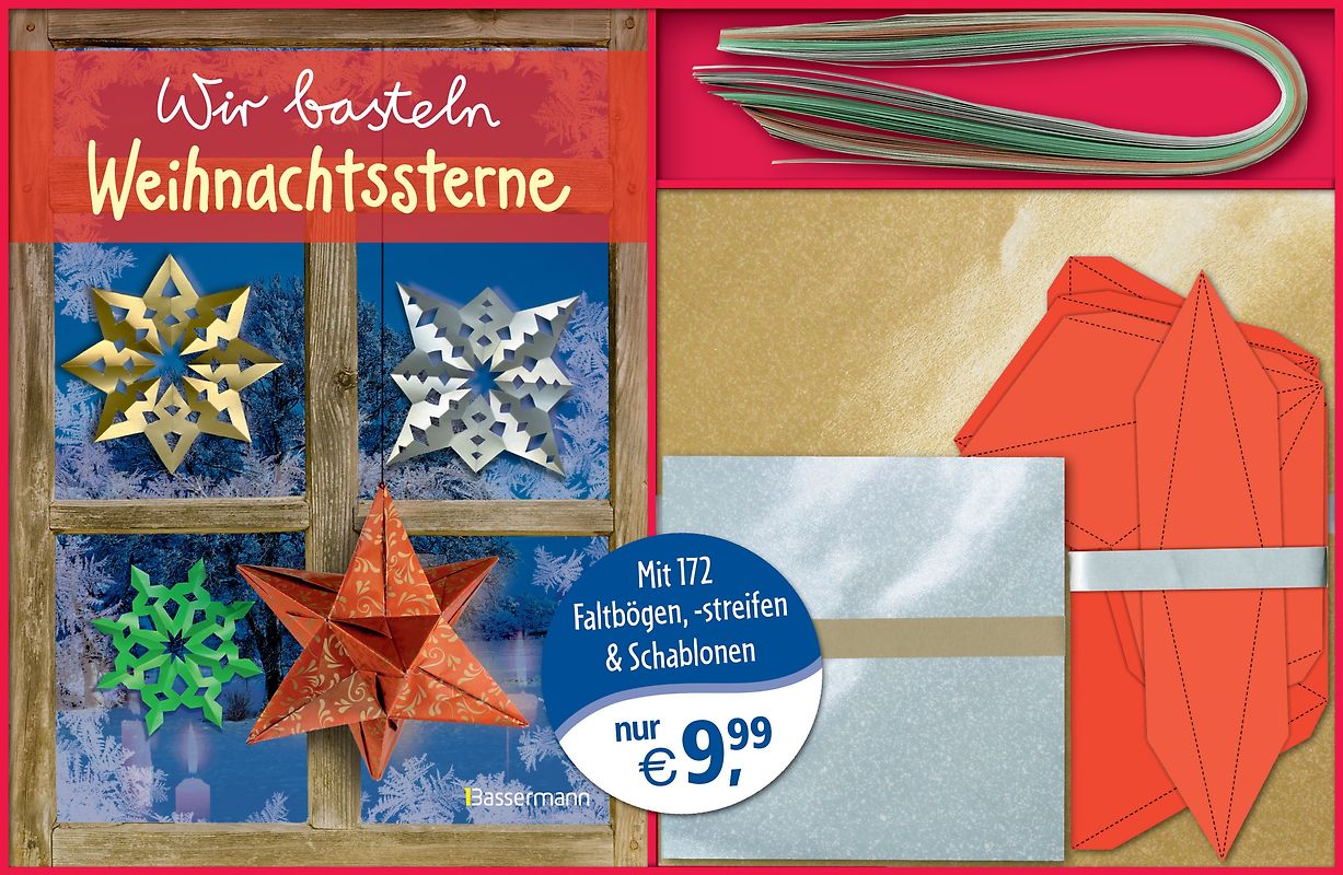 Wir basteln Weihnachtssterne