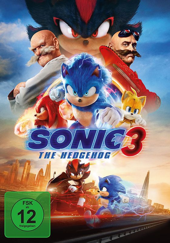 Sonic The Hedgehog 3 DVD