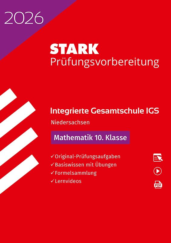 STARK Mathematik 10. Klasse - Integrierte Gesamtschule (IGS) 2026 Niedersachsen - Prüfungsvorbereitung