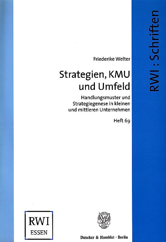 Strategien, KMU und Umfeld.