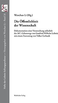 Die Öffentlichkeit der Wissenschaft