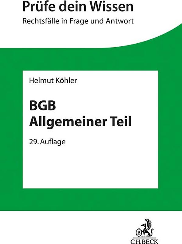 BGB Allgemeiner Teil