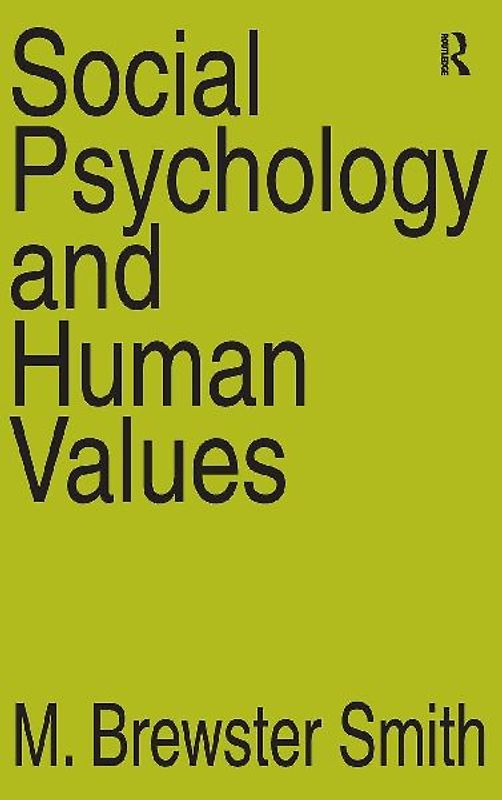 Social Psychology and Human Values