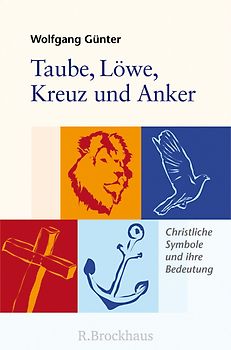 Taube, Löwe, Kreuz und Anker
