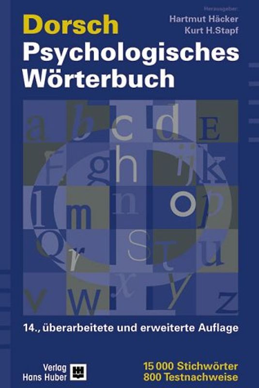Dorsch Psychologisches Wörterbuch