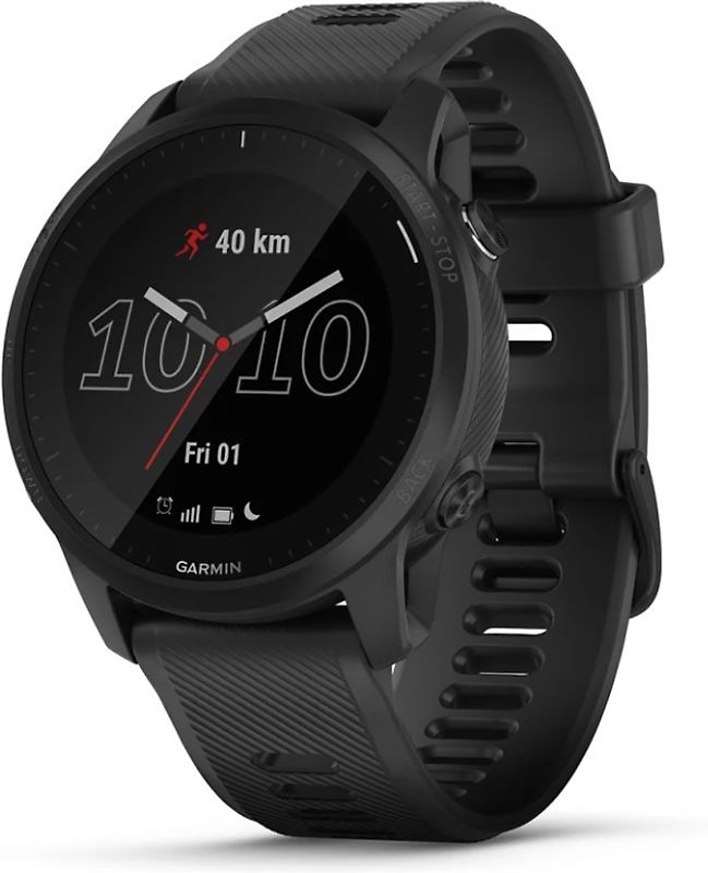 Garmin Forerunner 945 LTE noir et bracelet en silicone noir