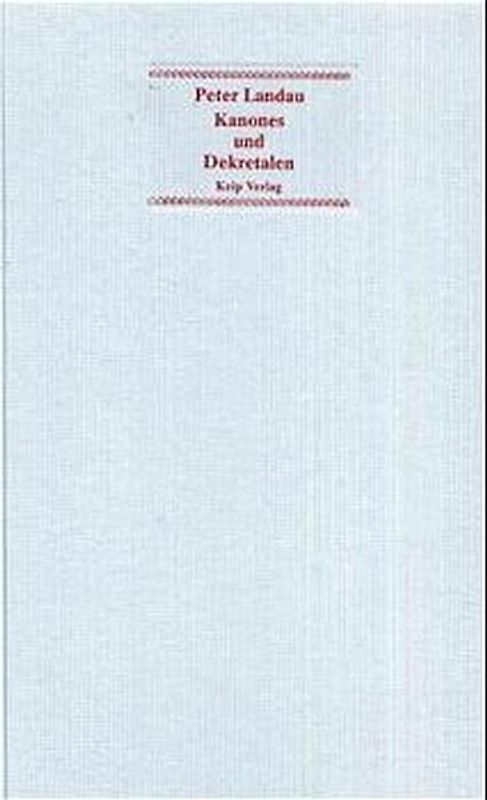 Kanones und Dekretalen