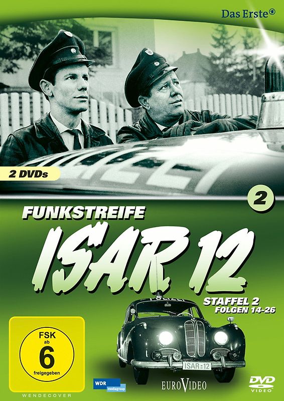 Funkstreife ISAR 12 - Staffel 2 Folgen 14-26 (s/w) DVD