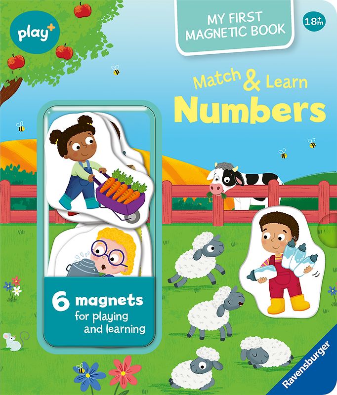 Play+ My first Magnetic Book: Match and Learn Numbers