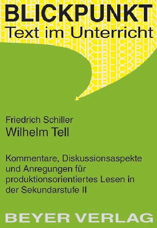 Schiller,Friedrich - Wilhelm Tell