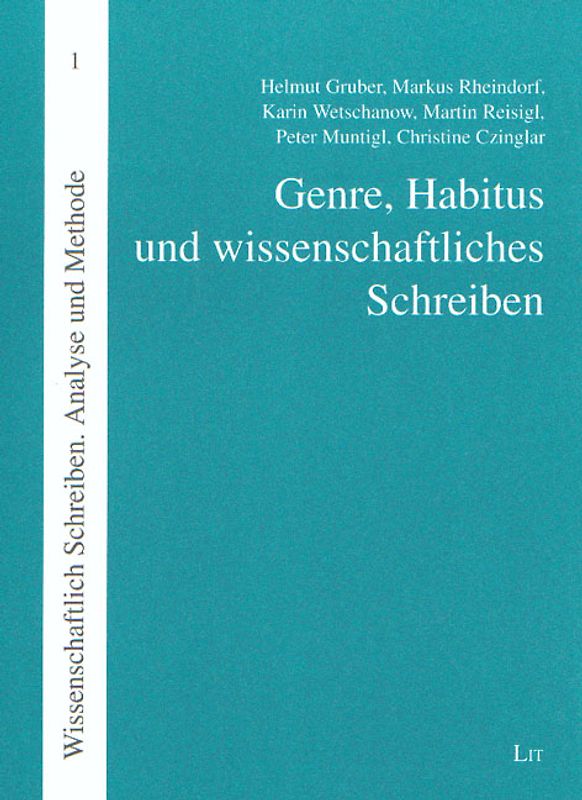 Genre, Habitus und wissenschaftliches Schreiben