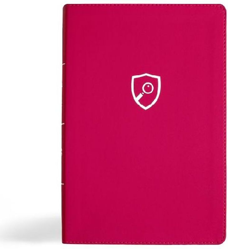 CSB Defend Your Faith Bible, Pink Leathertouch