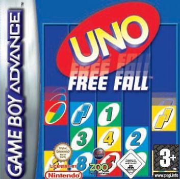 Uno Free Fall GBA Nintendo Game Boy Advance