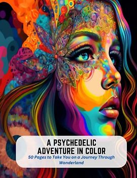 A Psychedelic Adventure in Color: 50 Pages to Take You on a Journey Through Wonderland