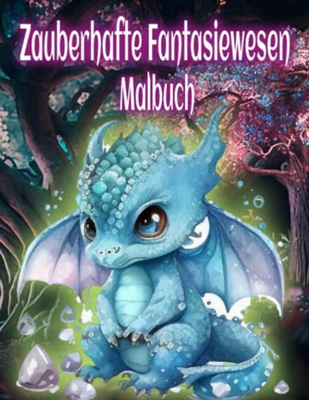 Zauberhafte Fantasiewesen Malbuch: Niedliche und Kuschelige Fantasiewesen Malbuch | Liebenswerte Feenwesen Malbuch (Magische Wesen)