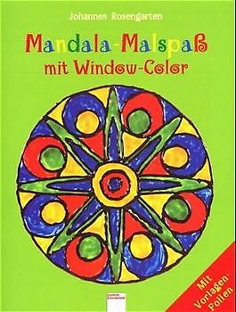 Mandala-Malspass mit Window-Colors. Mit Vorlagen-Folien