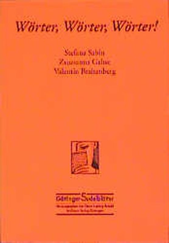 Wörter, Wörter, Wörter!