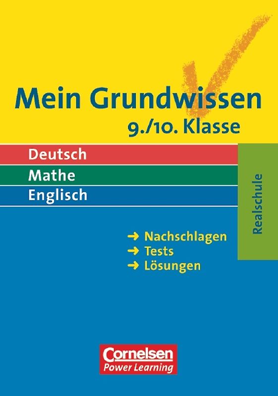 Mein Grundwissen - Realschule / 9./10. Schuljahr - Schülerbuch