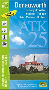 ATK25-K08 Donauwörth (Amtliche Topographische Karte 1:25000)