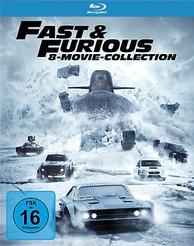 Fast & Furious - 8 Movie Collection [8 Discs] Blu-ray Disc