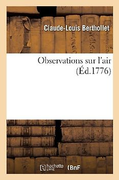 Observations sur l'air