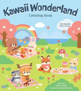 Kawaii Wonderland Coloring Book