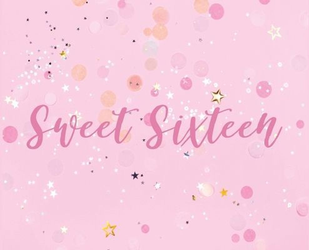 Happy 16th Birthday Guest Book (Landscape Hardcover)