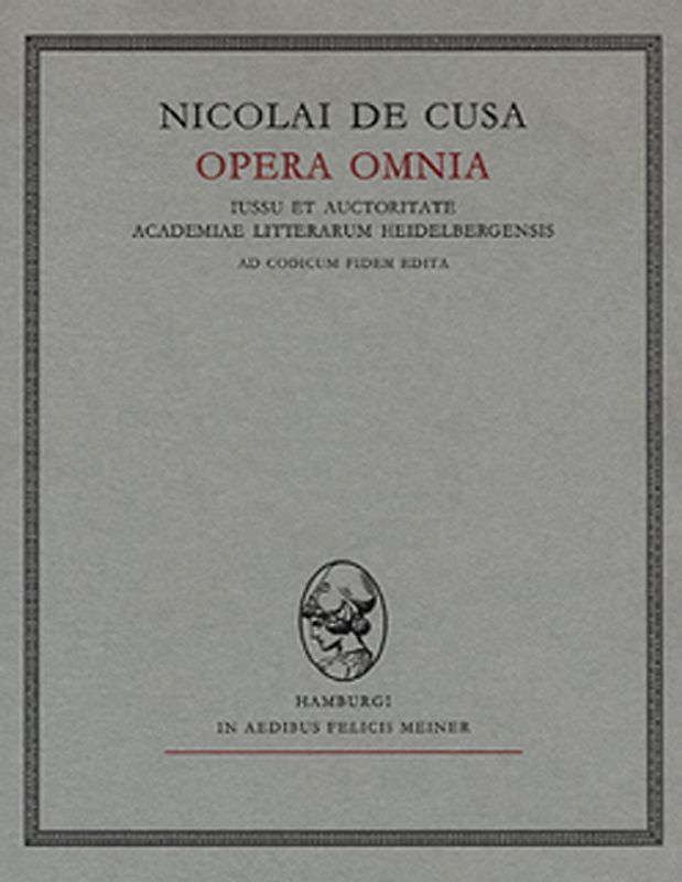 Nicolai de Cusa Opera omnia / Sermones II (1443–1452) Fasciculus 5