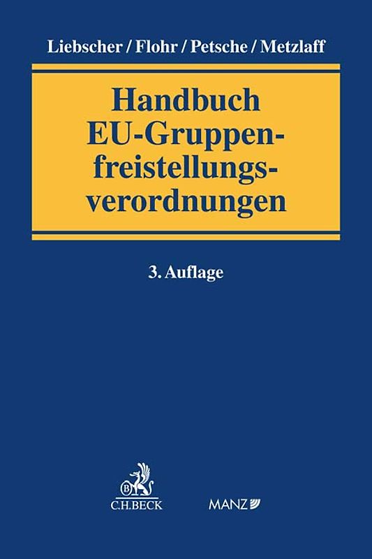 Handbuch EU-Gruppenfreistellungsverordnungen