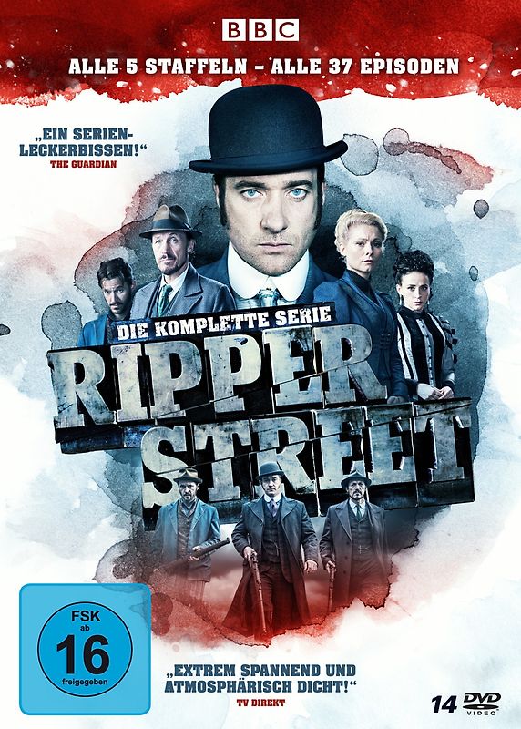 Ripper Street - Die komplette Serie [14 DVDs] DVD