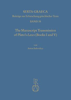 The manuscript transmission of Platos laws (books I and V)