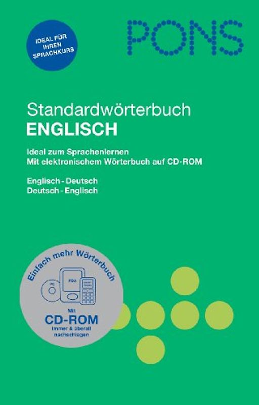 PONS Standardwörterbuch Englisch mit CD-ROM