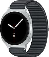 Samsung Galaxy Watch8 44 mm Boîtier aluminium argent sur Confort M/L graphite [Wi-Fi]