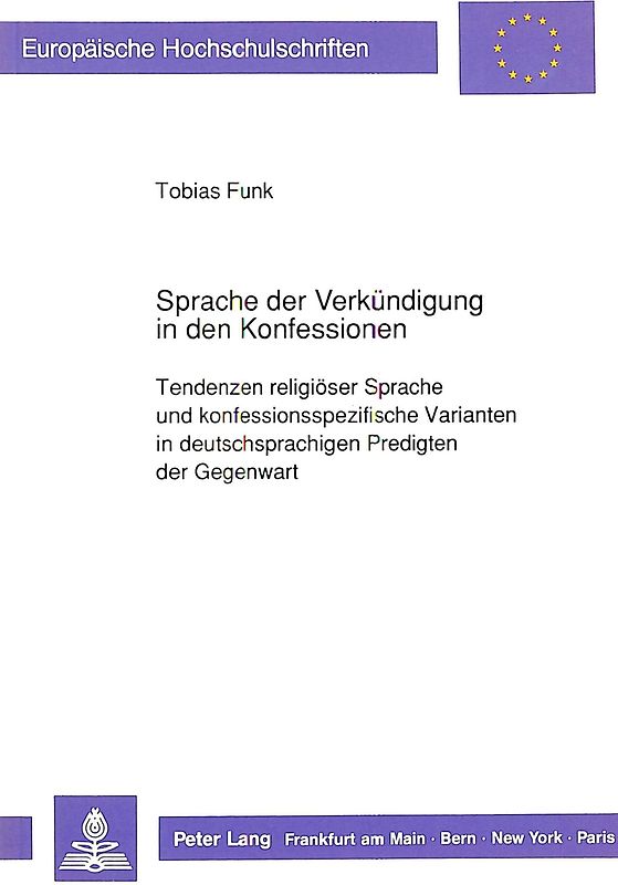 Sprache der Verkündigung in den Konfessionen