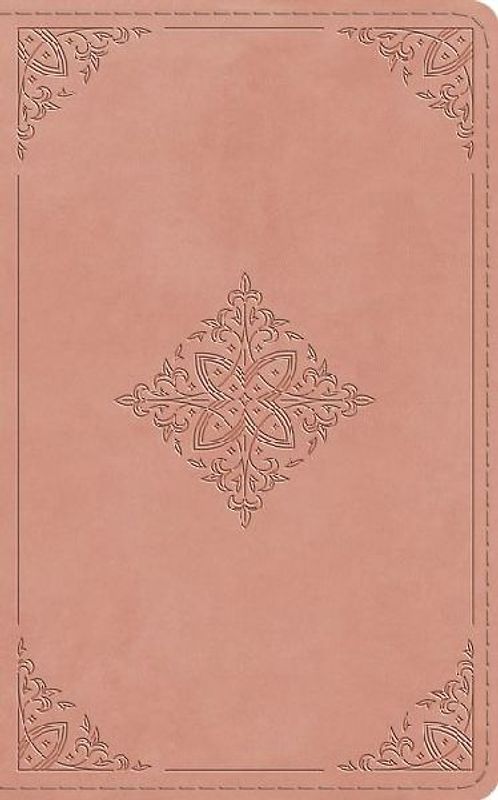ESV Vest Pocket New Testament with Psalms and Proverbs, Red Letter (Trutone, Blush Rose, Fleur-De-Lis Design)