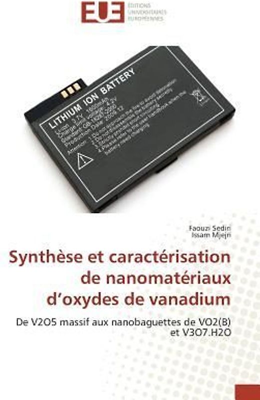 Synthèse et caractérisation de nanomatériaux d'oxydes de vanadium
