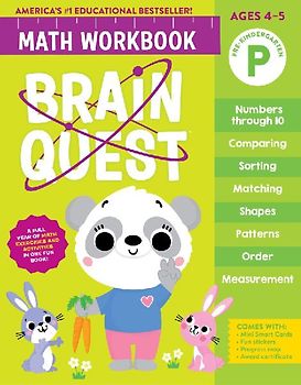 Brain Quest Math Workbook: Pre-Kindergarten