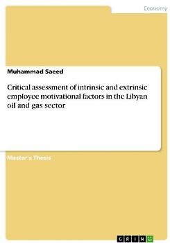 Critical assessment of intrinsic and extrinsic employee motivational factors in the Libyan oil and gas sector