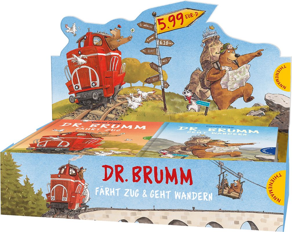 Dr. Brumm geht wandern & Dr. Brumm fährt Zug - Gemischtes 14er Display