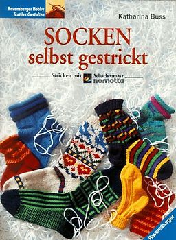 Socken selbst gestrickt. Stricken mit Schachenmayr