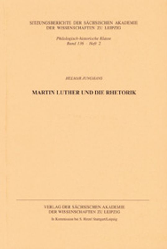 Martin Luther und die Rhetorik