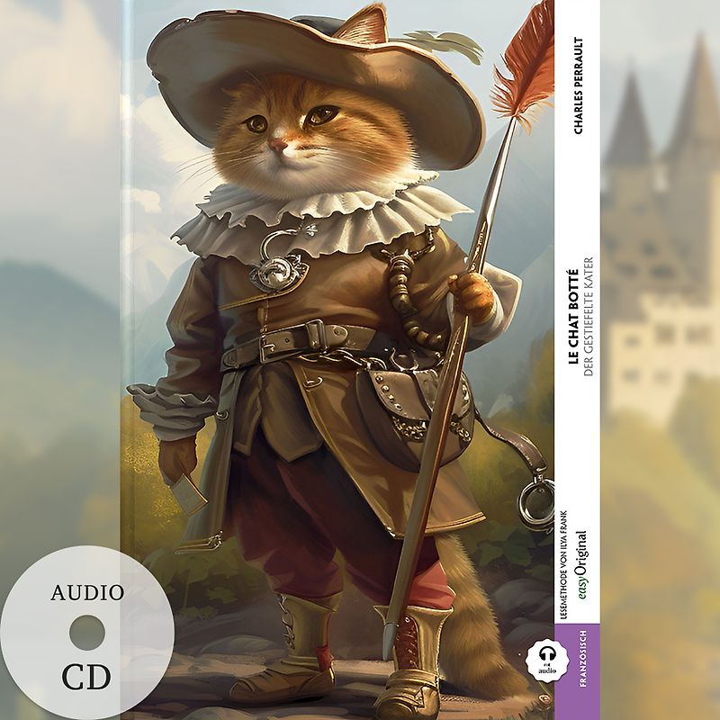 Le Chat botté / Der gestiefelte Kater (Buch + Audio-CD) - Frank-Lesemethode - Kommentierte zweisprachige Ausgabe Französisch-Deutsch