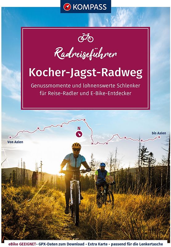 KOMPASS Radreiseführer Kocher-Jagst-Radweg