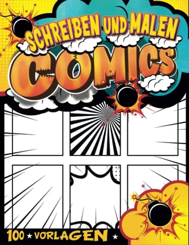 Comic Zeichnen Lernen Für Kinder Ab 10 Jahre Jungs: Machen Sie Ihr Eigenes Comic-Buch | Schreibe Und Zeichne Comic-Romane Für Mädchen | Mädchen 10 Jahre Geschenkideen Cool