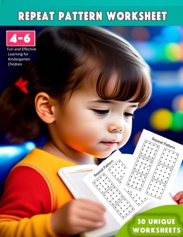Repeat Pattern Worksheet: A Fun and Engaging Way to Develop Basic Math Skills for Kindergarten Children.