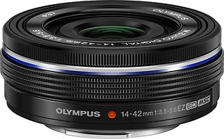 Olympus 14-42 mm F3.5-5.6 ED EZ 37 mm Filtergewinde (Micro Four Thirds Anschluss) schwarz