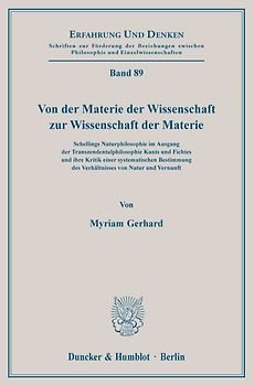 Von der Materie der Wissenschaft zur Wissenschaft der Materie.